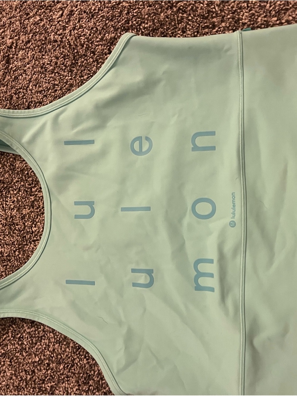 lululemon Mint Green athletic tank